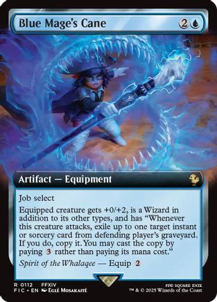 Image of Blue Mage's Cane (Extended Art) (FIC-112) - Commander: FINAL FANTASY Foil