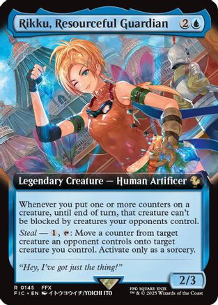 Image of Rikku, Resourceful Guardian (Extended Art) (FIC-145) - Commander: FINAL FANTASY