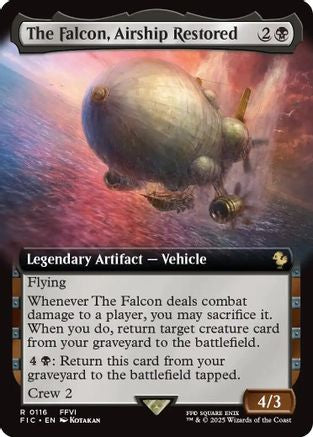 Image of The Falcon, Airship Restored (Extended Art) (FIC-116) - Commander: FINAL FANTASY