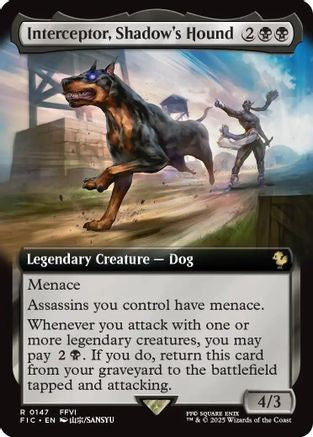 Image of Interceptor, Shadow's Hound (Extended Art) (FIC-147) - Commander: FINAL FANTASY