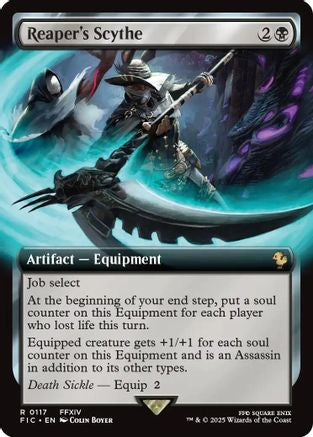 Image of Reaper's Scythe (Extended Art) (FIC-117) - Commander: FINAL FANTASY Foil