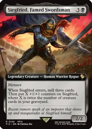 Image of Siegfried, Famed Swordsman (Extended Art) (FIC-149) - Commander: FINAL FANTASY Foil