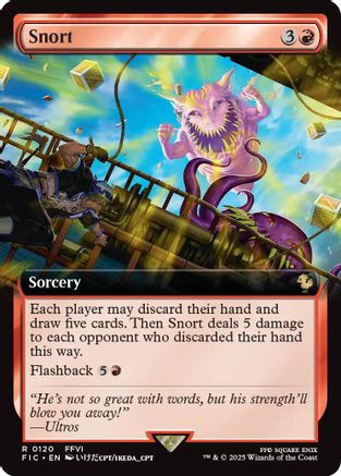 Image of Snort (Extended Art) (FIC-120) - Commander: FINAL FANTASY