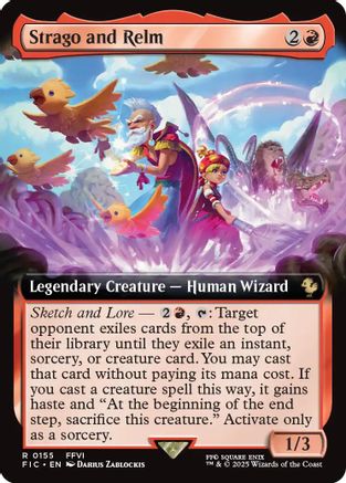 Image of Strago and Relm (Extended Art) (FIC-155) - Commander: FINAL FANTASY