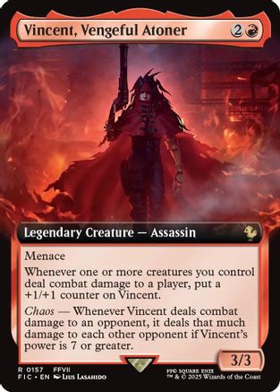 Image of Vincent, Vengeful Atoner (Extended Art) (FIC-157) - Commander: FINAL FANTASY Foil