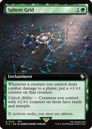 Image of Sphere Grid (Extended Art) (FIC-123) - Commander: FINAL FANTASY Foil