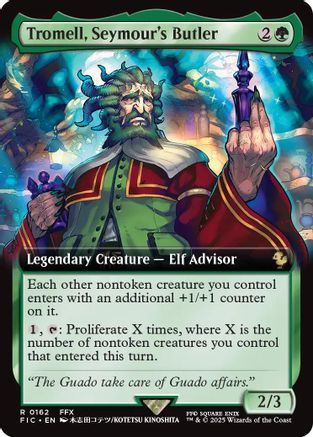 Image of Tromell, Seymour's Butler (Extended Art) (FIC-162) - Commander: FINAL FANTASY