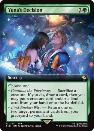 Image of Yuna's Decision (Extended Art) (FIC-125) - Commander: FINAL FANTASY