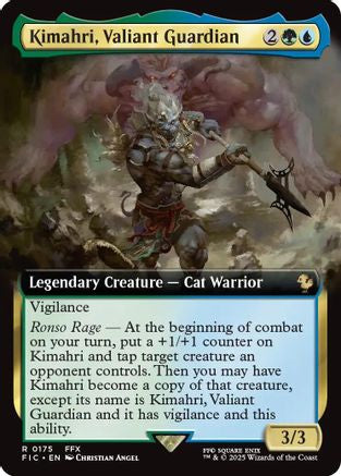 Image of Kimahri, Valiant Guardian (Extended Art) (FIC-175) - Commander: FINAL FANTASY Foil