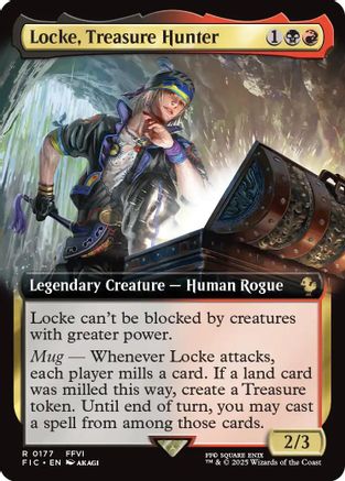 Image of Locke, Treasure Hunter (Extended Art) (FIC-177) - Commander: FINAL FANTASY Foil