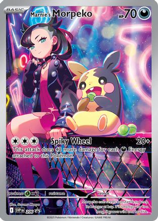 Image of Marnie’s Morpeko 206  - Holofoil SV Scarlet & Violet Promo Cards - Holo Rare