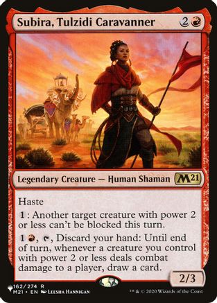 Image of Subira, Tulzidi Caravanner (LIST-162/274) - The List Reprints