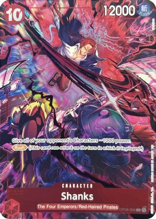 Image of Shanks (004) (English Version 2nd Anniversary Set) (OP09-004) - One Piece Promotion Cards Foil