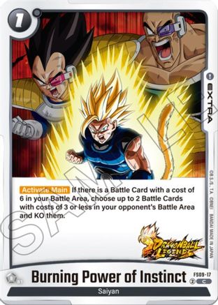 Image of Burning Power of Instinct (FS09-17) - Starter Deck 9 Shallot