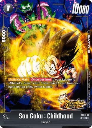 Image of Son Goku : Childhood (FS09-09) - Starter Deck 9 Shallot