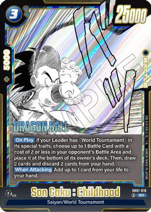 Image of Son Goku : Childhood - SB01-018 (SB01-018) - Manga Booster 01 Holofoil