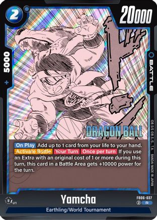 Image of Yamcha (FB06-037) - Manga Booster 01 Holofoil