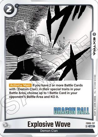 Image of Explosive Wave (FB06-117) - Manga Booster 01