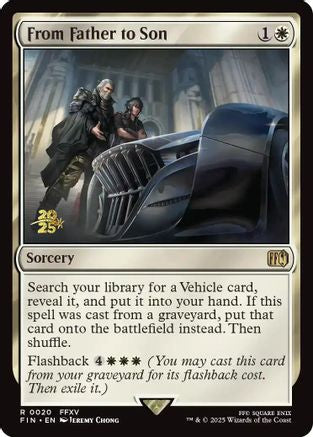 Image of From Father to Son (PRE-020) - Prerelease Cards Foil