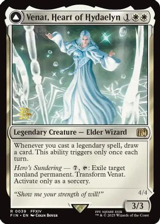 Image of Venat, Heart of Hydaelyn (PRE-039) - Prerelease Cards Foil