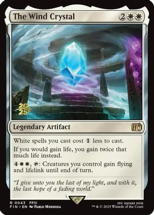 Image of The Wind Crystal (PRE-043) - Prerelease Cards Foil