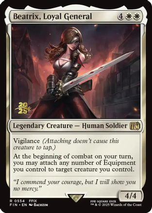 Image of Beatrix, Loyal General (PRE-554) - Prerelease Cards Foil