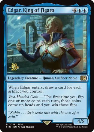 Image of Edgar, King of Figaro (PRE-051) - Prerelease Cards Foil