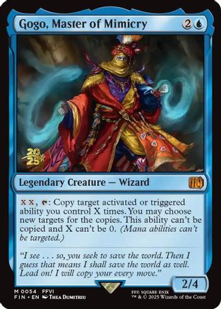 Image of Gogo, Master of Mimicry (PRE-054) - Prerelease Cards Foil