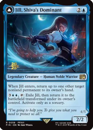Image of Jill, Shiva's Dominant (PRE-058) - Prerelease Cards Foil