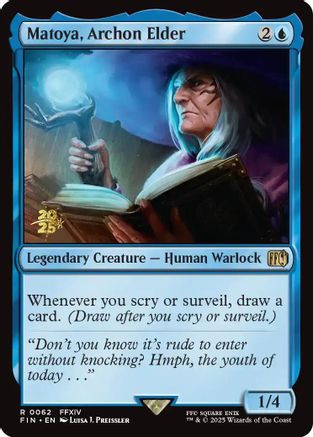 Image of Matoya, Archon Elder (PRE-062) - Prerelease Cards Foil