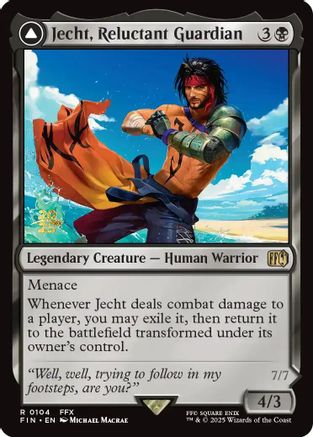 Image of Jecht, Reluctant Guardian (PRE-104) - Prerelease Cards Foil