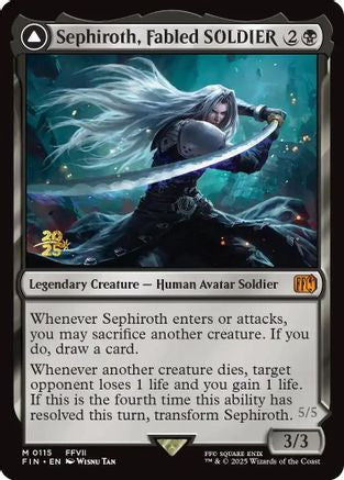 Image of Sephiroth, Fabled SOLDIER (PRE-115) - Prerelease Cards Foil
