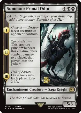 Image of Summon: Primal Odin (PRE-121) - Prerelease Cards Foil