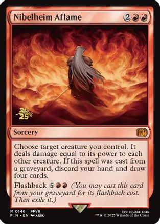 Image of Nibelheim Aflame (PRE-146) - Prerelease Cards Foil