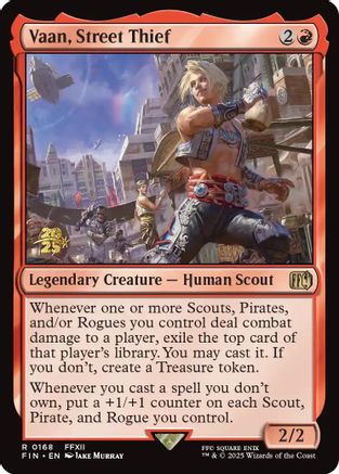 Image of Vaan, Street Thief (PRE-168) - Prerelease Cards Foil