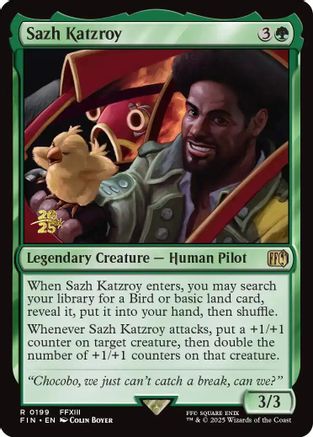 Image of Sazh Katzroy (PRE-199) - Prerelease Cards Foil