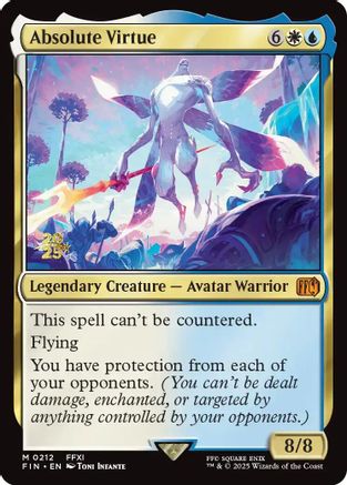 Image of Absolute Virtue (PRE-212) - Prerelease Cards Foil