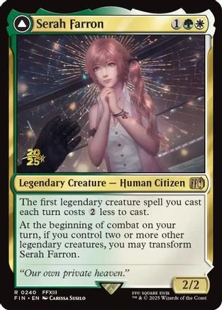Image of Serah Farron (PRE-240) - Prerelease Cards Foil