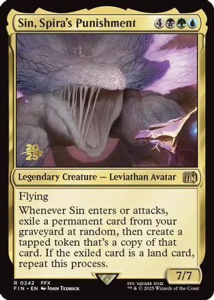 Image of Sin, Spira's Punishment (PRE-242) - Prerelease Cards Foil