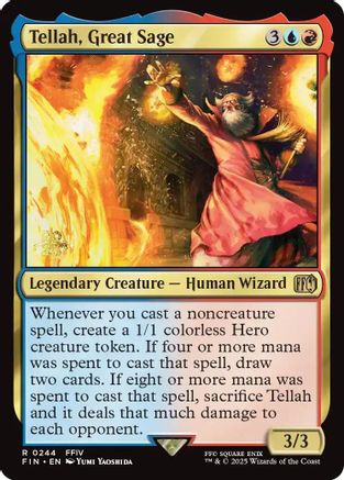 Image of Tellah, Great Sage (PRE-244) - Prerelease Cards Foil