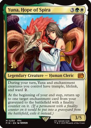 Image of Yuna, Hope of Spira (PRE-250) - Prerelease Cards Foil