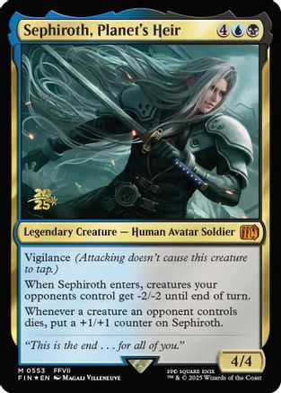 Image of Sephiroth, Planet's Heir (PRE-553) - Prerelease Cards Foil