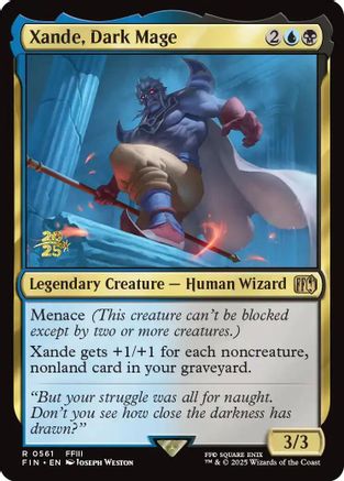 Image of Xande, Dark Mage (PRE-561) - Prerelease Cards Foil