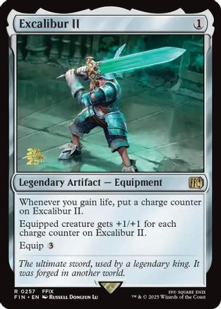 Image of Excalibur II (PRE-257) - Prerelease Cards Foil