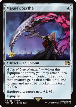 Image of Magitek Scythe (PRE-562) - Prerelease Cards Foil