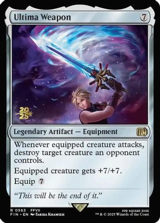 Image of Ultima Weapon (PRE-563) - Prerelease Cards Foil