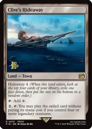 Image of Clive's Hideaway (PRE-275) - Prerelease Cards Foil