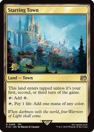 Image of Starting Town (PRE-289) - Prerelease Cards Foil