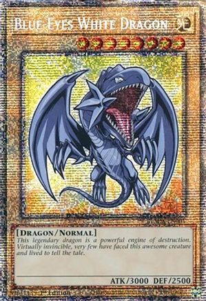 Image of Blue-Eyes White Dragon (Starlight Rare) (BLMM-EN001) - Battles of Legend: Monster Mayhem 1st Edition