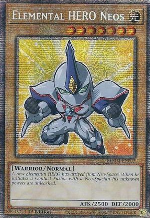 Image of Elemental HERO Neos (Starlight Rare) (BLMM-EN003) - Battles of Legend: Monster Mayhem 1st Edition